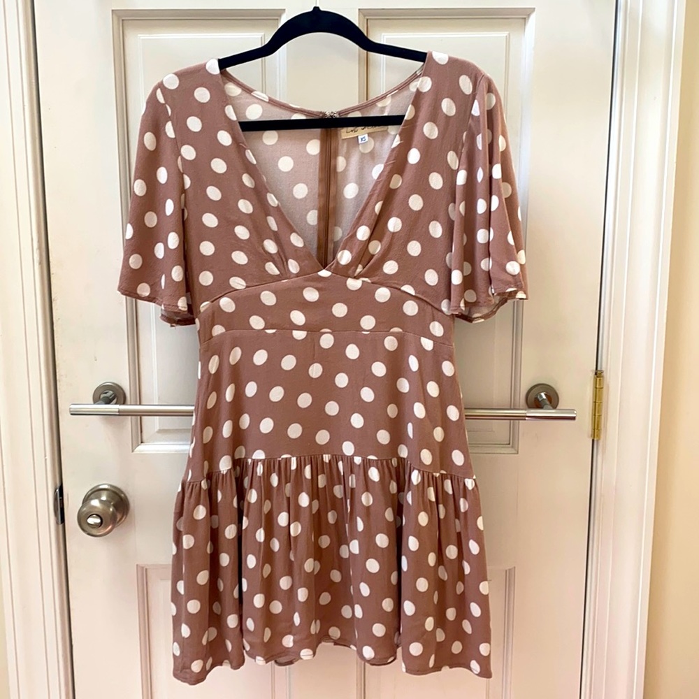 Lost in Lunar Polka dot summer dress